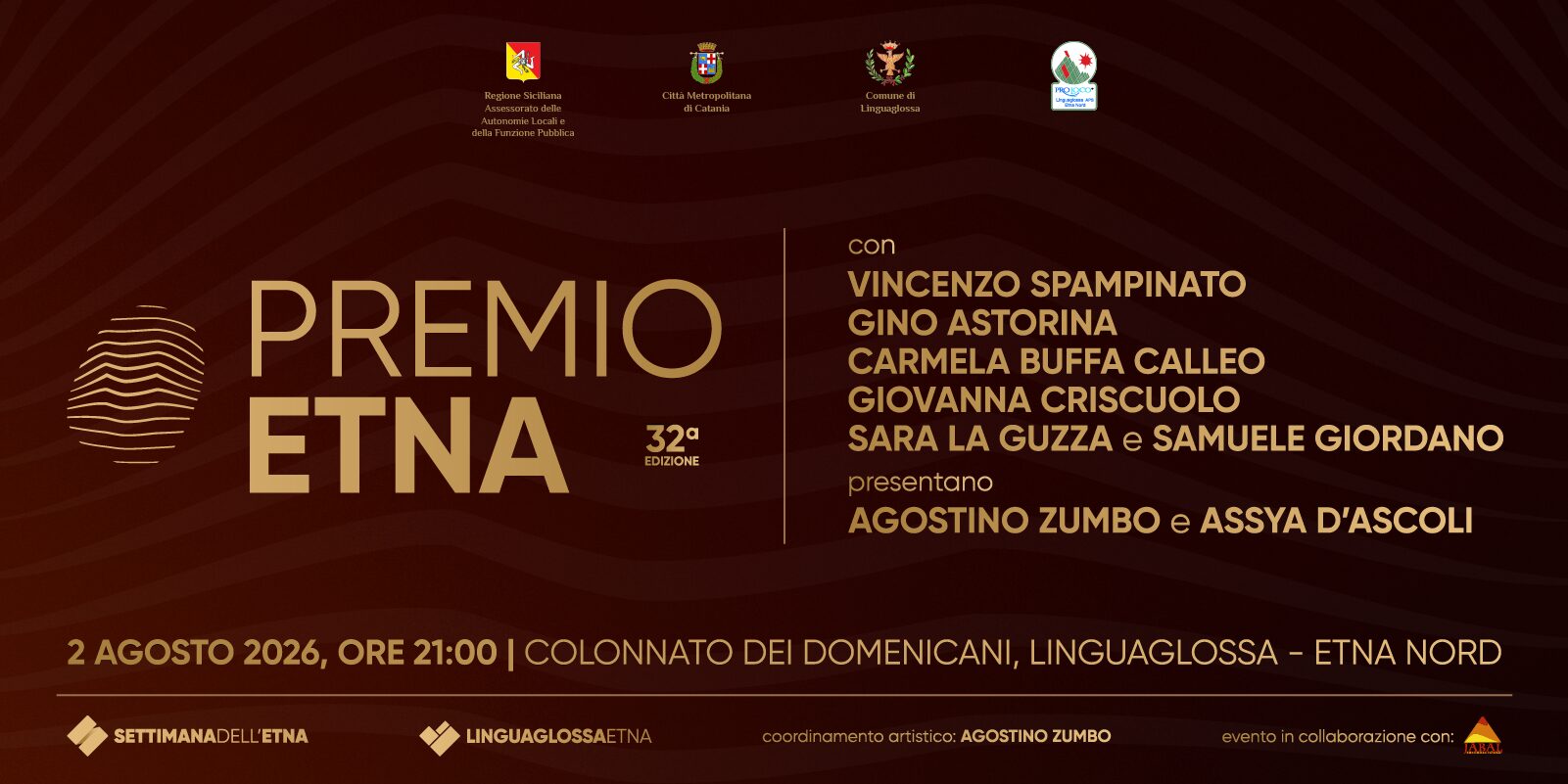 Premio Etna 2026 – Linguaglossa Etna Nord